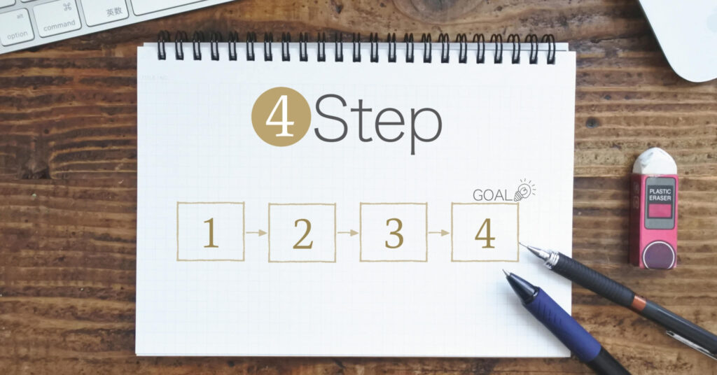 イベント利用者向けの４ステップ